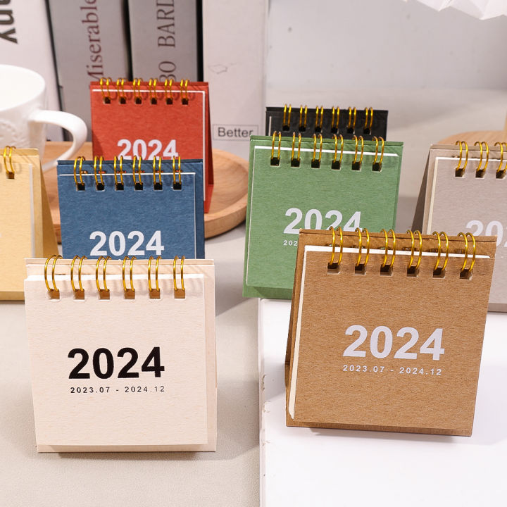 2024%20Retro%20Simple%20Solid%20Color%20Desk%20Calendar%20Desktop%20Paper%20Mini%20Stand%20Calendar%20Daily%20Table%20Planner%20Yearly%20Agenda%20Organizer%20-%20Image%205