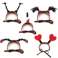 Halloween Funny Pet Cosplay Costume Devil Horns Headband Pet Cat Dog Festival DENGYOUZHOU. 