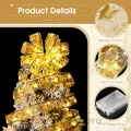 Auoyo 1/4/10M Ribbon Fairy Light Christmas Decoration Light Christmas T r e e Ornaments String Lights LED Ribbon Lights Christmas T r e e String Lights for Party Decoration Indoor Outdoor Hanging Items. 