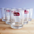 Set of 6 Whiskey Glass Set, Premium Red Cherry Glasses for Cocktails, Bourbon, Scotch, Cognac  (255ml). 