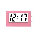 Durable Small Mini Triangle Clock Mute ABS Desk Digital Clock Electronic Simple Time Display. 