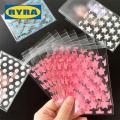 10/50pcs Opp Plastic Bag Self Adhesive Transparent Plastic Bags Beads Jewelry Storage Packaging Bag Small Holder. 