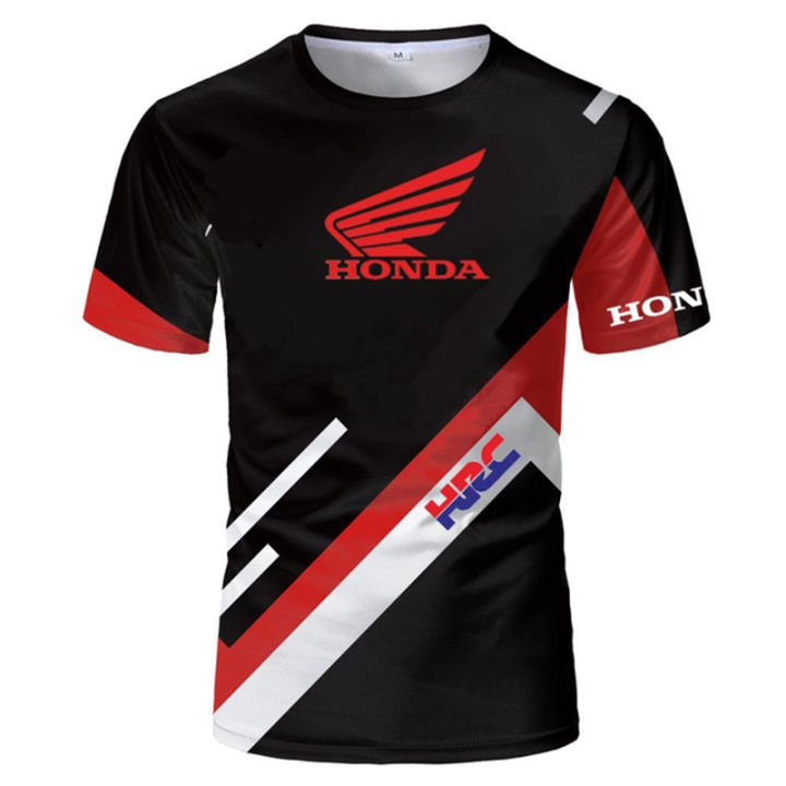 Summer Men Tshirt 3D Honda Print Men T-shirt Motorcycle Racing - Main Image