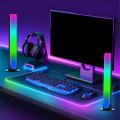 RGB Sound Control Light Bar Pickup Rhythm Light Music Car Home USB Ambient Light Atmosphere Night Lamp for Disco Game Computer. 