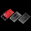 【ThinkWay】WUXU 1pc Hard Plastic Unisex  Business Case Multi-use Protector Cover Badge Name Card Work Card Holders Card Sleeve  Pouch. 