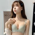 Spring and Summer Underwear Set Female Push up Bras Thin Traceless Girl High School Students Small Breast Bra Thick. 