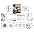 3D Nail Art Transfer Stickers 30 Sheets Flower Decals Manicure Decoration Tip Runrui. 