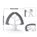Flexible Silicone Beater Parts for KitchenAid Tilt-Head Stand Mixer 4.5-5QT. 