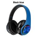 B39 High-Quality Bluetooth Over-Ear Headphones with Mic, 7-Color LED Light, Comfort Fit, and Volume Control - New. 