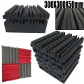 300x300x50mm Acoustic Foam Sound Insulation Panel Soundproofing Studio Wideband Tiles Sound Proof Absorbing Wall Panels. 