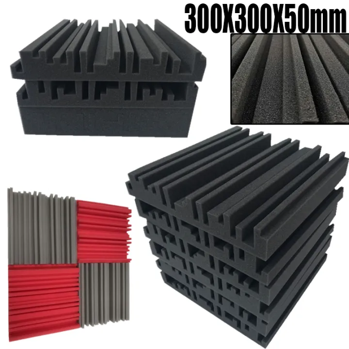 300x300x50mm Acoustic Foam Sound Insulation Panel Soundproofing Studio Wideband Tiles Sound Proof Absorbing Wall Panels