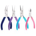 (VDZI) 4 Pcs Jewelry Making Tools Kit Jewelry Pliers with Needle Nose Pliers for Crafts Wire Wrapping Jewelry Making Supplies. 