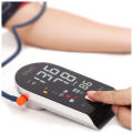 Pangao portable medical automatic upper arm BP control machine electronic digital blood pressure monitor with large led for home. 