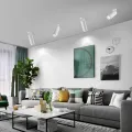 CANMEIJIA Spot Light 220V Foldable LED Downlights Track Lights Ceiling Lights 40W Surface Mounted Spotlight. 