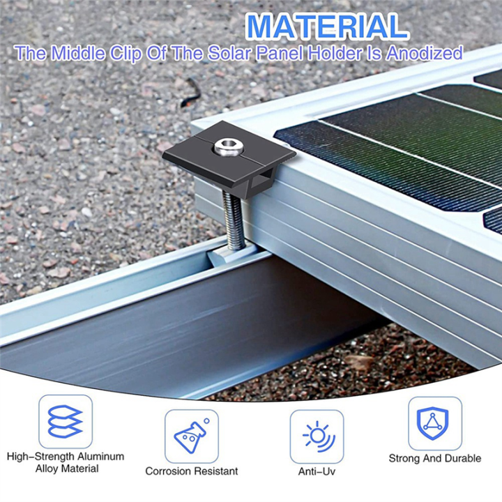 8Pcs%20Centre%20Clamp%2030mm%20Black%20T-Shaped%20Centre%20Clamp%20for%20Solar%20Panel%20-%20Image%203