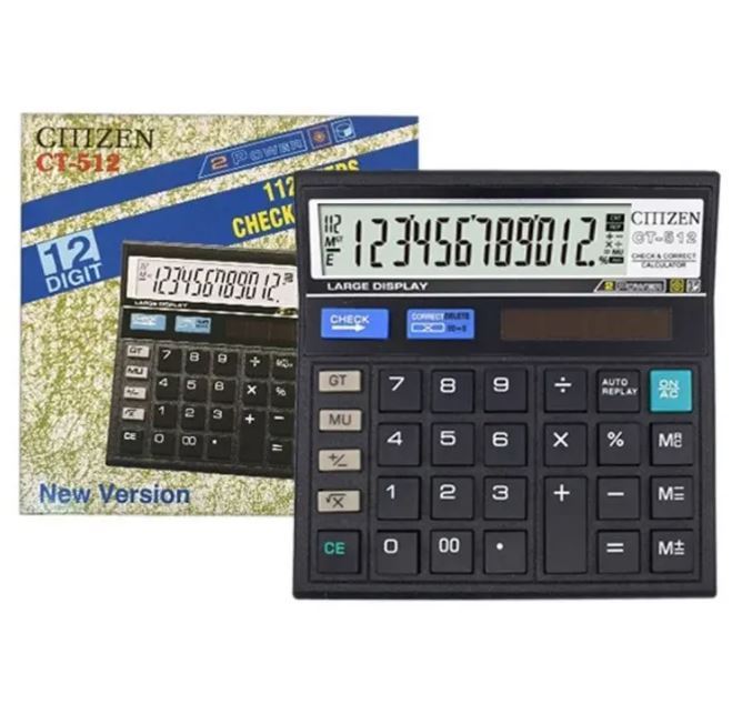 CITIZEN%2012%20Digits%20Calculator%20-%20Citizen%20512%20-%20Solar%20Power%E2%80%8B%20-%20Image%202