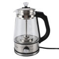 Electric Tea Maker Easy Cleaning Removable Infuser 4 Gears Button Automatic Tea Brewing Pot US Plug 110V for Home for Oatmeal. 
