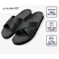Fashion High-end Cow Leather Shoes PU 2 Layers Anti-Pain Footwear 3cm H01. 