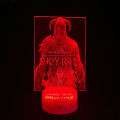 The Elder Scrolls V Skyrim Game Figure 3d Led Lava Lamp Touch Usb Night Lights Bed Room Table Desk Decoration. 