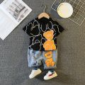 Kids Clothes Suit Summer Children Boy Girl T Shirt Shorts Full Bear 2Pcs/sets Baby Toddler Clothing Infant Sportswear. 