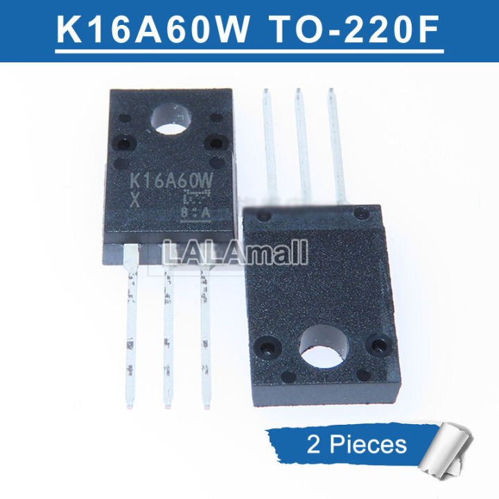 【FOOT SOFA】2pcs K16A60W TO-220 TK16A60W TO-220F 16A/600V MOSFET Transistor new original