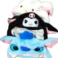 HOT Props, cosplay, cartoon fluff, funny hat, move, KittyHello, cute, excellent brand, black beauty, with ears, glowing, cute stitching, LED plush jumping hat. 