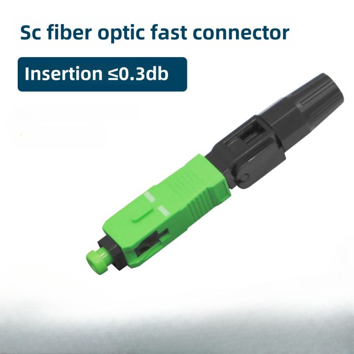 10pcs Lot Quick Field Assembly FTTH Embedded Fiber Optic Fast Connector ...