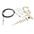Hard Column Shift Linkage Kit Convenient Installation Transmission Column Shift Linkage Kit for 2004R 4L60 4L80E Transmission. 