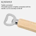 Long-lasting Bottle Opener Wooden Handle Beer Bottle Opener Durable Rust-proof for Home Kitchen Bar Set of 2/6/12pcs less Than Wooden Handle Bottle Opener. 