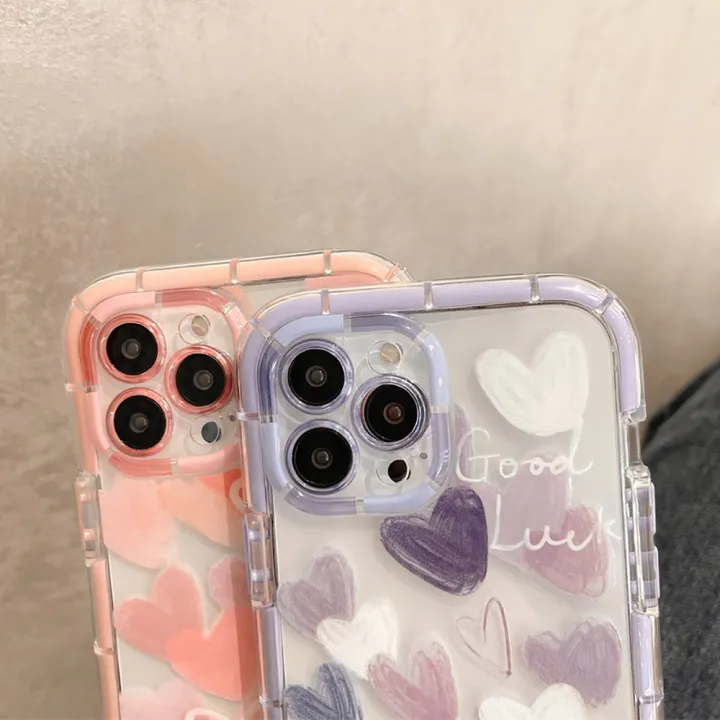 eart%20soft%20silicon%20Love%20Hundas%20ax%2015%20Pro%20M%2014%2013%2012%2011iPhone%20Clear%20Case%20for%20iPhone%2013%2015%2016Plus%20F%20Glue%20Shock%20Resistant%20Case%20-%20Image%205