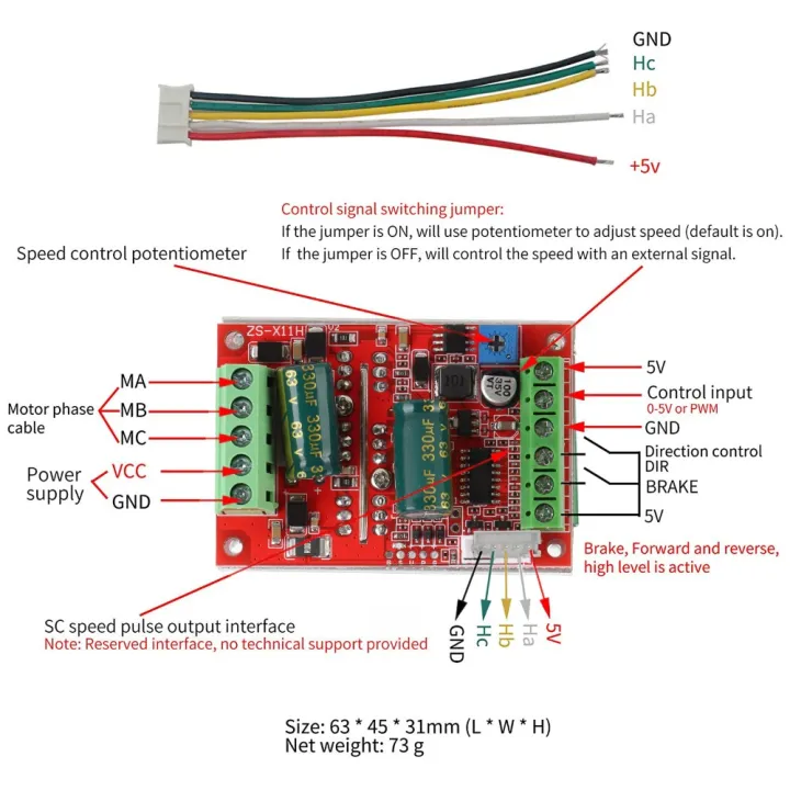 Precision%2012V%2024V%2048V%20Motor%20Controller%20350W%20Three-Phase%20Brushless%20Motor%20Controller%206-60V%20DC%20Electric%20Speed%20Controller%20Electric%20Motor%20Speed%20Regulation%20-%20Image%207