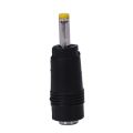 Yellow Tip 4.0x1.7 mm Male Plug to 5.5x2.1mm Female Jack DC Connector Black. 