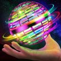 Flynova Magic Flying Orb Ball Galactic Fidget Spinner Ball with 360°Rotating RGB Lights, Floating Spinning Boomerang Ball for Kids, Mini Rechargeable Dro ne Flying Toys for Kids Adults Birthday. 