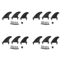 ICQURBT 4X Surfboard Fin Kits Soft Top Surfboard Fins Foam Surf Boards Accessories for Surfing Enthusiasts. 