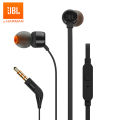 jbl headset handfree original jbl earphone t110 wired In-Ear Earphones   Headphones handsfree With Mic black color. 