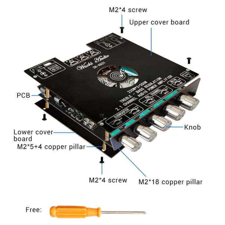 2.1%20Channel%20Power%20Audio%20Stereo%20Subwoofer%20Amplifier%20Board%20-%20Image%203