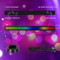 16/32/40led Rgb Sound Controlled Music Levels App Control Rechargeable Music Rhythm Bar Car Gaming Night. 