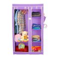 Folding Storage 2 door Wardrober Storage Wardrobe Cupboard Stylish look and Space Saving Portable Simple Wardrobe Clothes An Stuff Storage. 