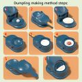 2 In 1 Dumpling Maker, Manual Dumpling Skin Maker Dumpling Moulds, Multifunction DIY Manual Dumpling Press Molds Set ,Easy-tool for Dumpling Make, Dumplings Skin Artifact Tool (Multi color). 