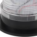 Solar Beacon Light Caution Light 8 LED Dusk to Dawn Sensor 1200mAh Battery Safety Strobe Light for Construction Traffic Red Blue. 