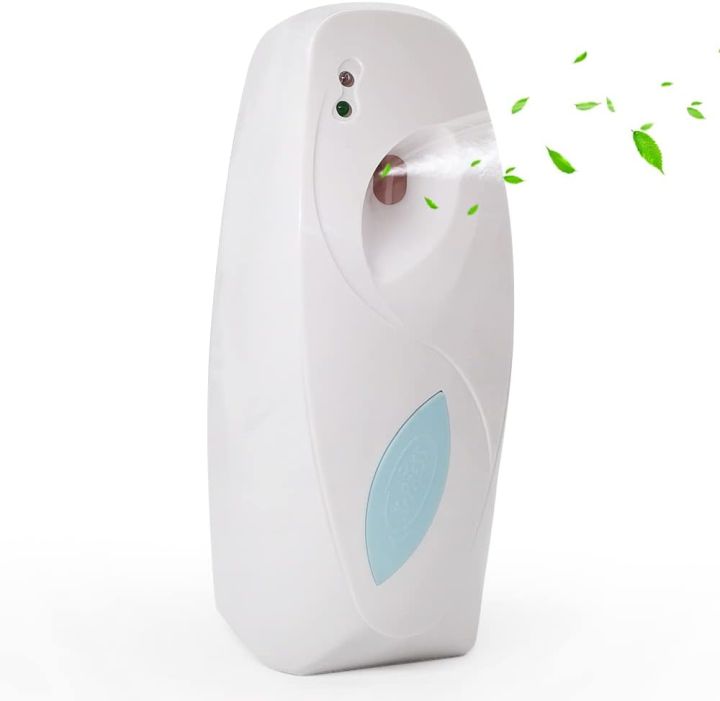 Automatic Air Freshener Spray Dispenser Wall Mounted/Free Standing Air Fresheners for Bathroom, Washroom, Hotel, Restroom and Office Multiple Time Scent Release Setting Sprayer