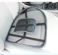 Black Mesh Cloth Car Seat Cushion Lumbar Waist Back Support Lumbar Pillow  General car seat massage backrest office chair massage backrest lumbar support mesh breathable lumbar cushion seat support Massage Car Seat Lumbar Lower Back Support Mesh Cushion. 