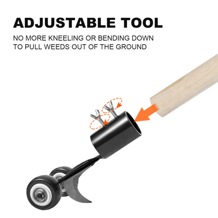 KOGEEK%20Adjustable%20Length%20Idler%20Wheel%20Garden%20Gap%20W-eed%20Extractor%20Portable%20Outdoor%20Labor-Saving%20Weeder%20-%20Image%208