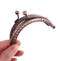 Metal Purse Frame Kiss Clasp Lock For Clutch Bags Handle Handbag Accessories DIY. 