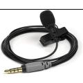LAVENDER MICROPHONE Portable Mini For Youtubers and Tik Tok User Mic for PC, Laptop,Phones Lavalier Mic with Clip ~ 3.5mm with External Microphone Aux Audio Port for Recording Teaching Lectures Students Teachers Zoom Class Students. 