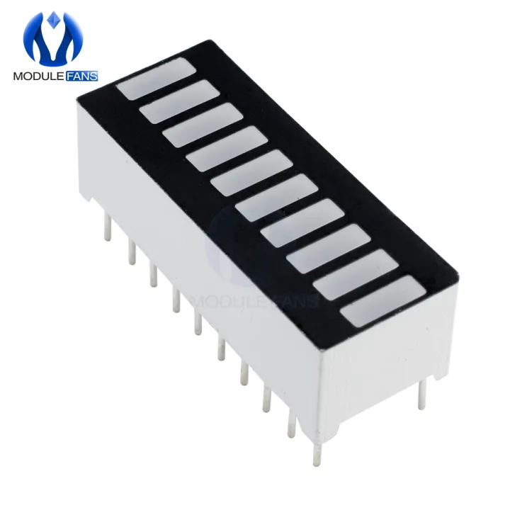 Led Bargraph Module 2PCS LED Display Module 10 Segment Bargraph Display Module Bar Graph ...
