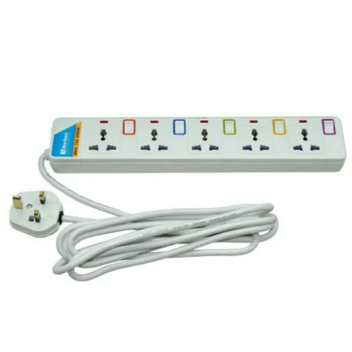 Marken%20Extension%20Power%20Strip%20With%20Surge%20Protector%20Multi%20Switch%20Socket%205%20Way%20-%20Image%202
