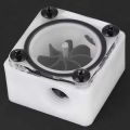 PC Fans Flow Meter Water Cooling Flow Meter Indicator for PC Water Cooling System 3 Way. 