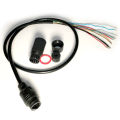 CCTV LAN POE cable 11pin with connector RJ45 Single status LED for IP camera board module. 