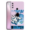 Huawei Y6P Y7P Y6 Y7 prime Y9 prime 2019 Y9s Smile Astronaut Square Phone Case Liquid Silicon Soft Casing nasa Cover. 